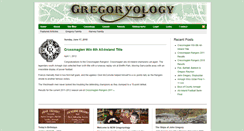 Desktop Screenshot of gregoryology.com